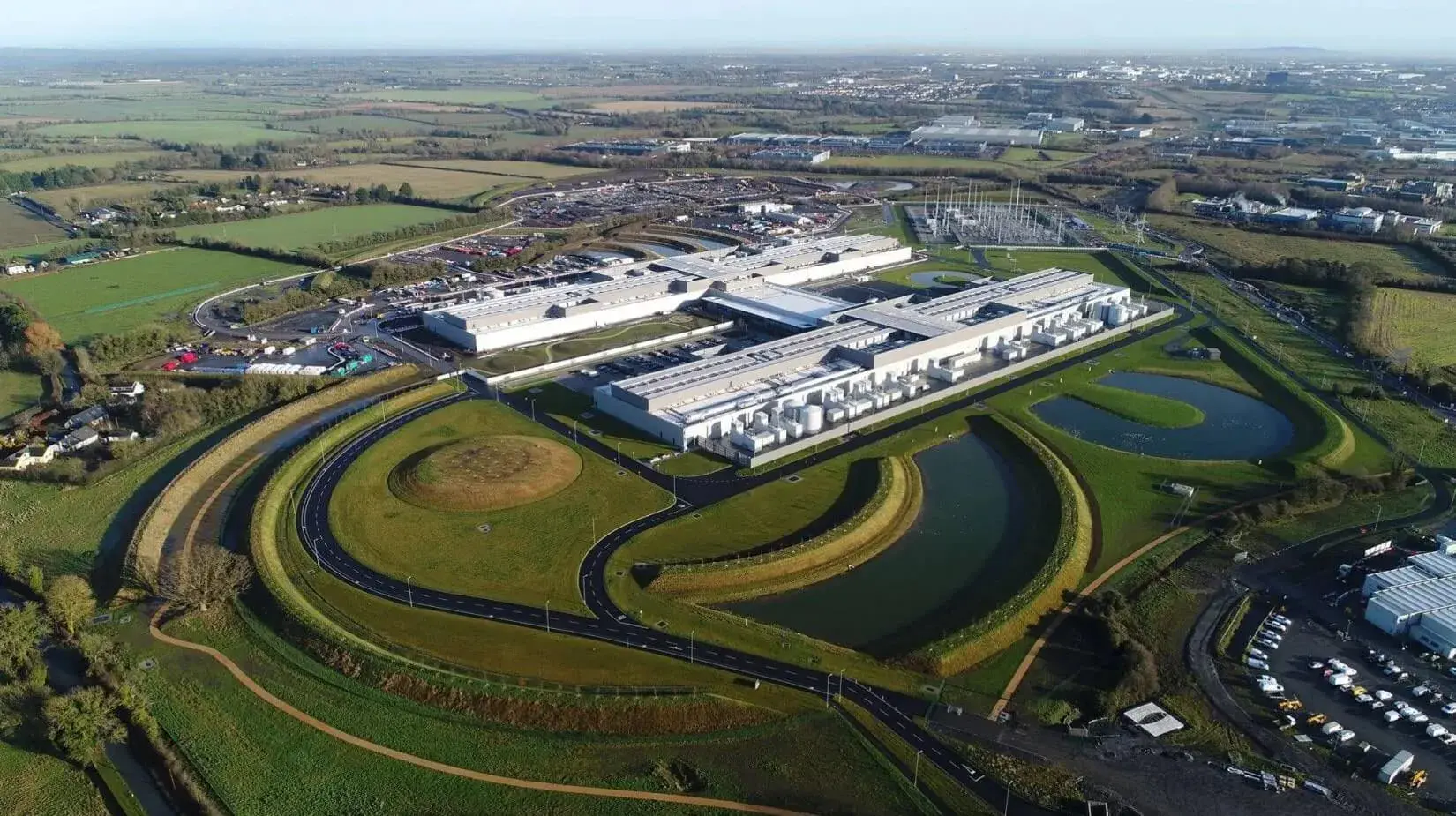Ubicación a hiperescala del Meta Datacenter de Clonee Ireland en Europa