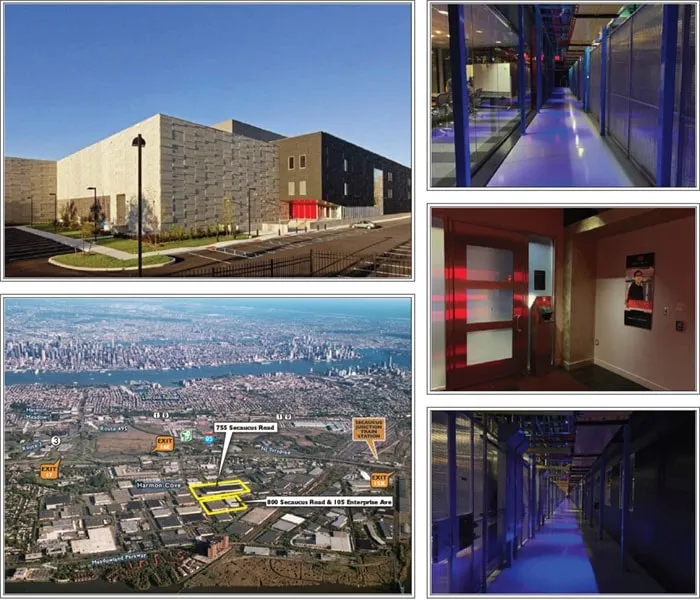 Equinix Carrier Hotels Located at 755 and 800 Secaucus Road Secaucus New Jersey near New York City