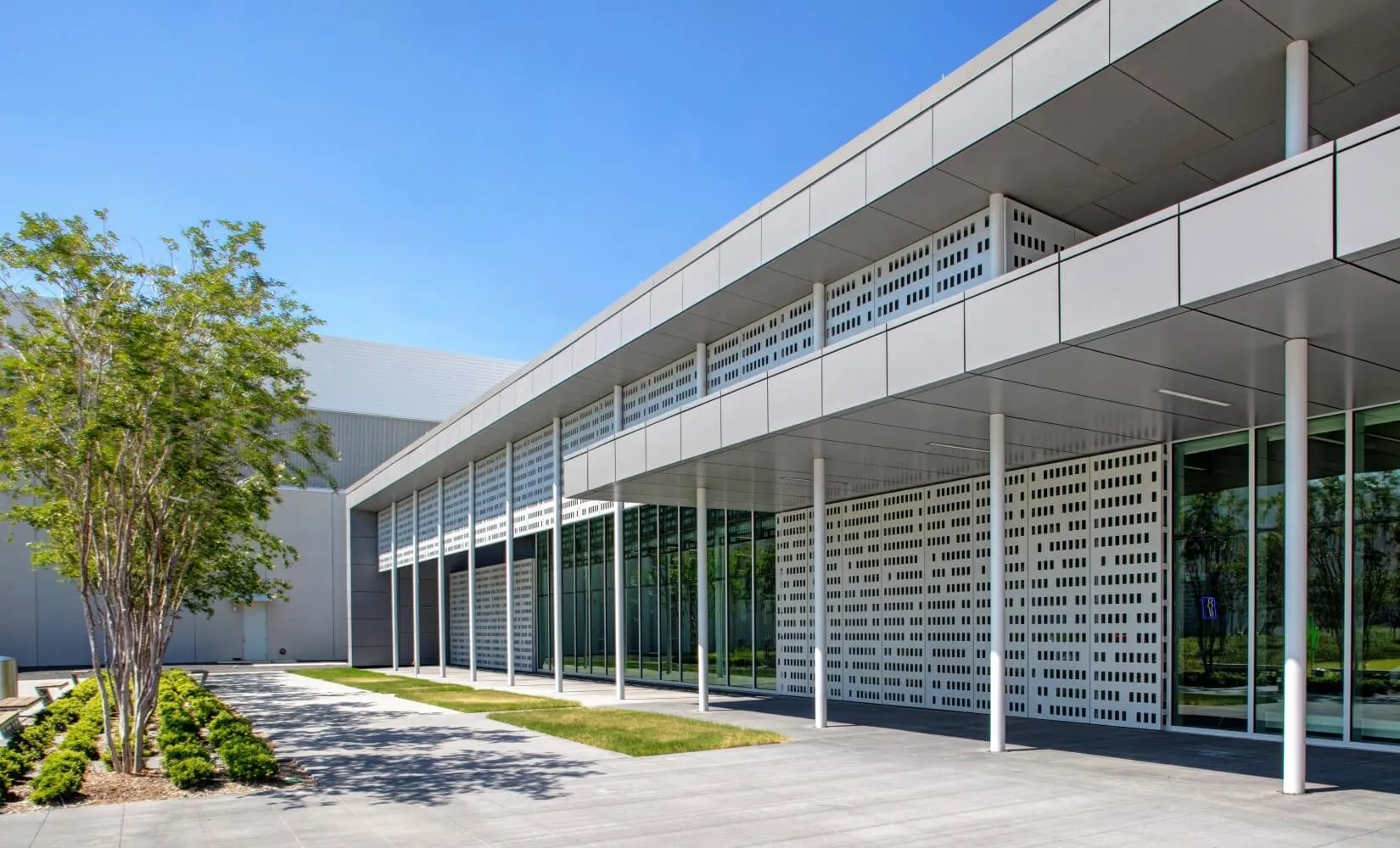 Exterior del edificio del campus del Fort Worth Texas Meta Data Center