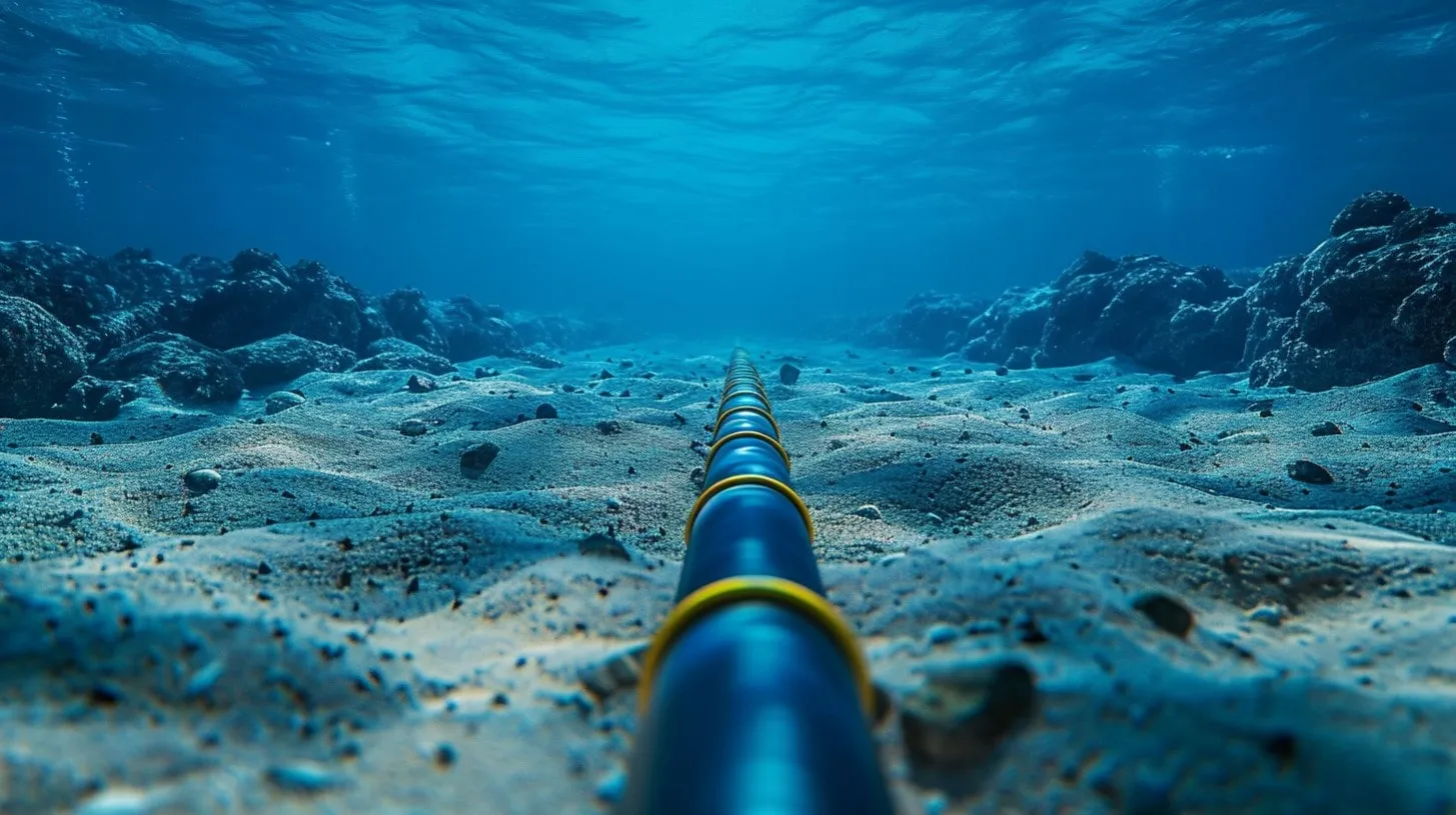 ¿Cuánto se extienden los cables submarinos a lo largo del fondo del mar y del océano